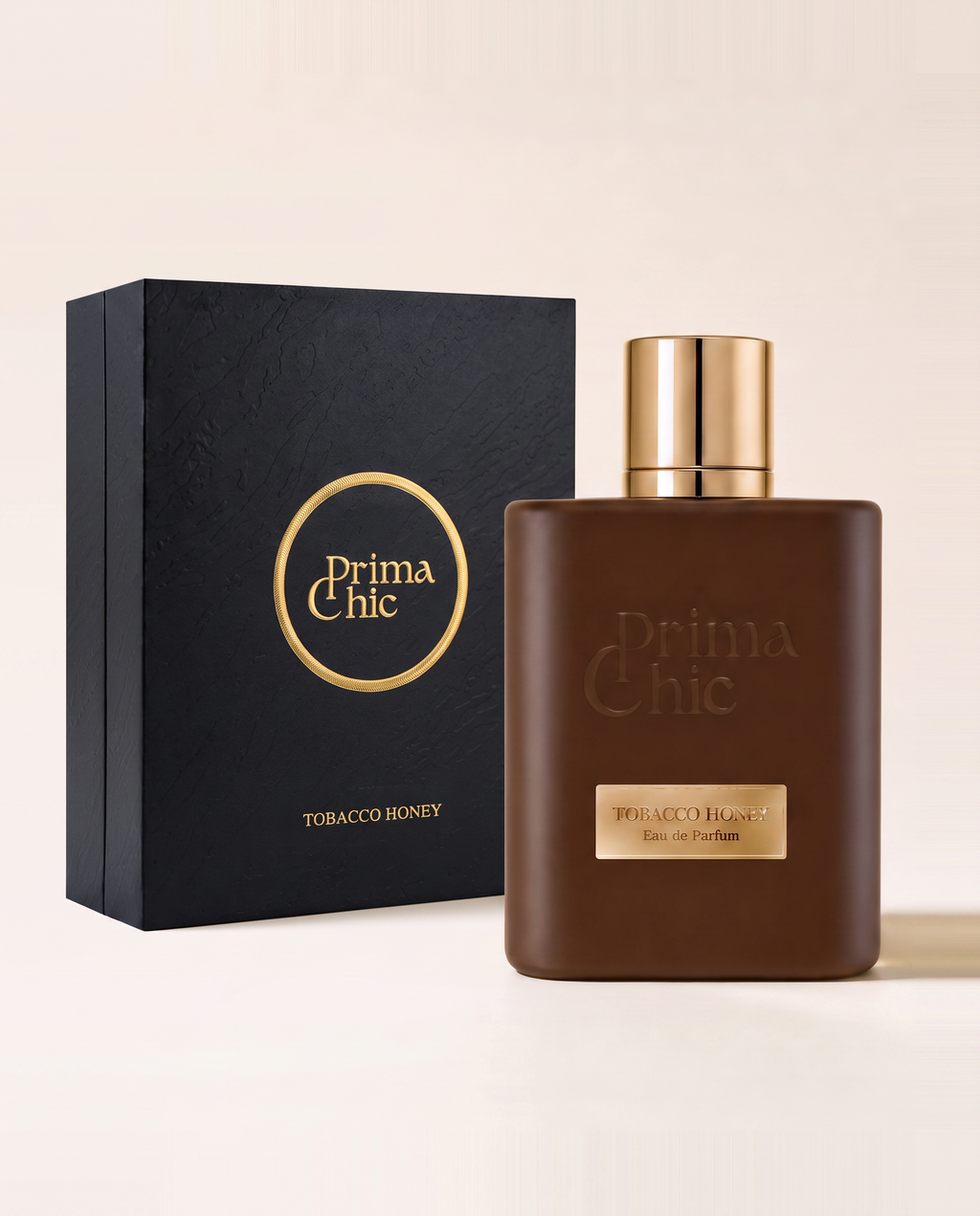 Flacone di Tobacco Honey, profumo arabo Prima Chic