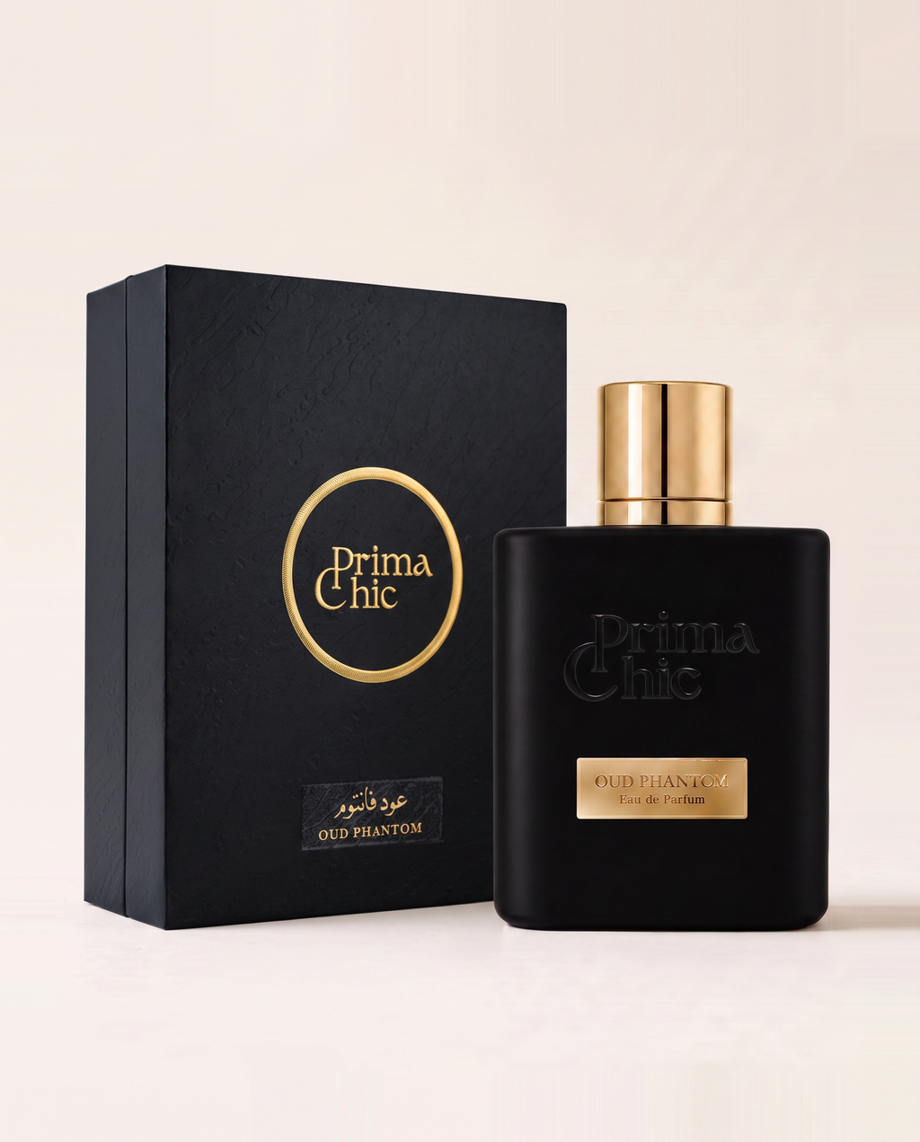 Flacone di Oud Phantom, profumo arabo Prima Chic